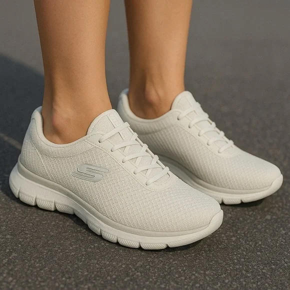Skechers White Shoes - Picture 1 of 11